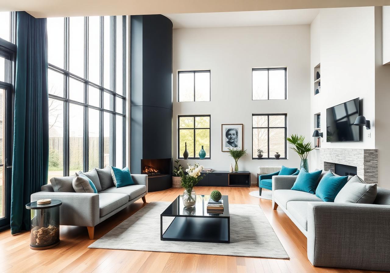 Beautifully renovated UK living room